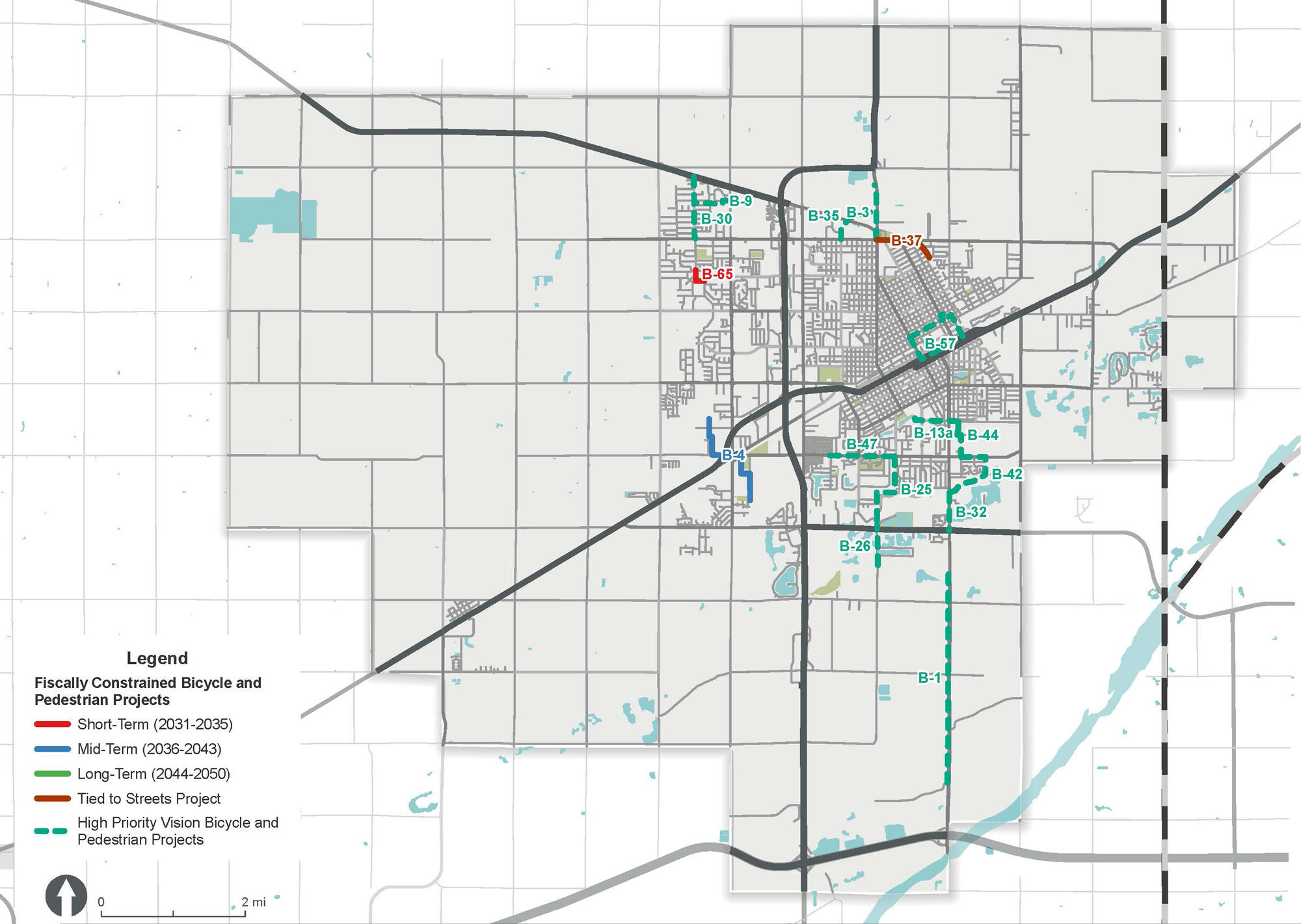 Fiscally Constrained Bicycle Projects